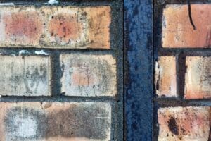 What Is the Difference Between Repointing and Tuckpointing? 2 tuckpointing brick wall restoration by Pete’s Concrete & Masonry improving curb appeal