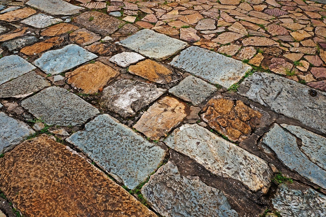 stone patio during ideal spring weather in New Jersey for long-lasting results.